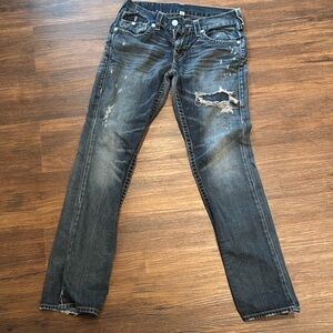 True Religion Black Slim Jeans Distinctive Style